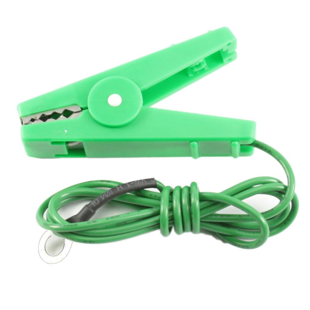 Erdanschlusskabel »Croko« Erdung · Krokodilklemme / Öse, 100cm