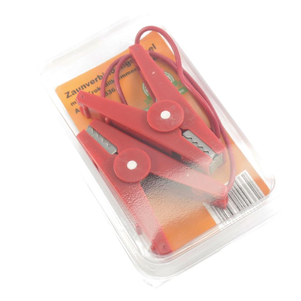 Weidezaun Verbinder »Krokodilklemmen« verbindet Zaunreihen · 2x