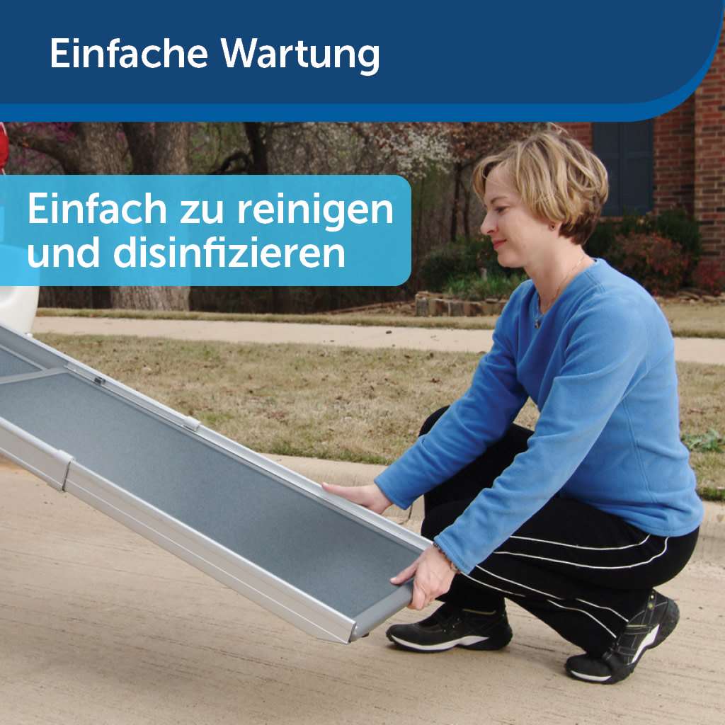 Hunderampe Deluxe »Teleskop« Extra lang 221cm · bis 136kg