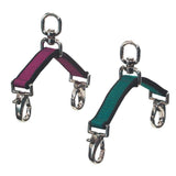 Longierbrille »360°« einhakbar · 1 Wirbel, 2 Karabiner, in 7 Farben