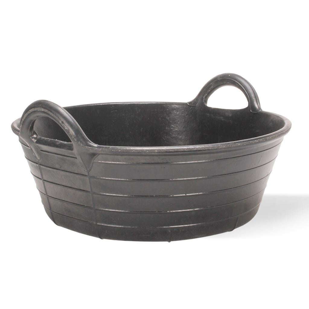 Flexibler Futtertrog »Gummi« in 4 Größen · schwarz