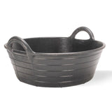 Flexibler Futtertrog »Gummi« in 4 Größen · schwarz