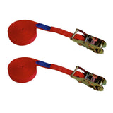 Zurr Gurt »5m / 25mm« Druckratsche, bis 1500daN, rot