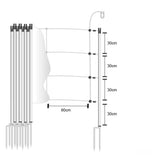 Pferdenetz »Euronetz« Weidenetze · 30m 2 Spitzen, 120cm