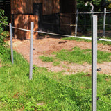 Recycling Pfähle »Kreuz« Zaunpfosten · 7x7cm, 1,85m