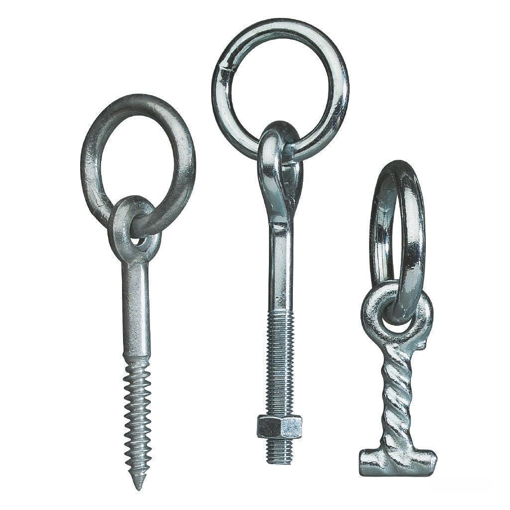 Barrenringe »Classic« mit Ring, Holzschraube · 10x70mm