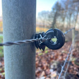 Recyclingpfähle »Rund« Zaun Pfosten · 4,5cm, 1,50m