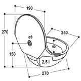 Fassanbautränke »Basic« 180P für Wasserfässer · Kunststoff, grün