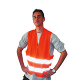 Signalweste »orange« mehr Sichtbarkeit · Einheitsgrösse