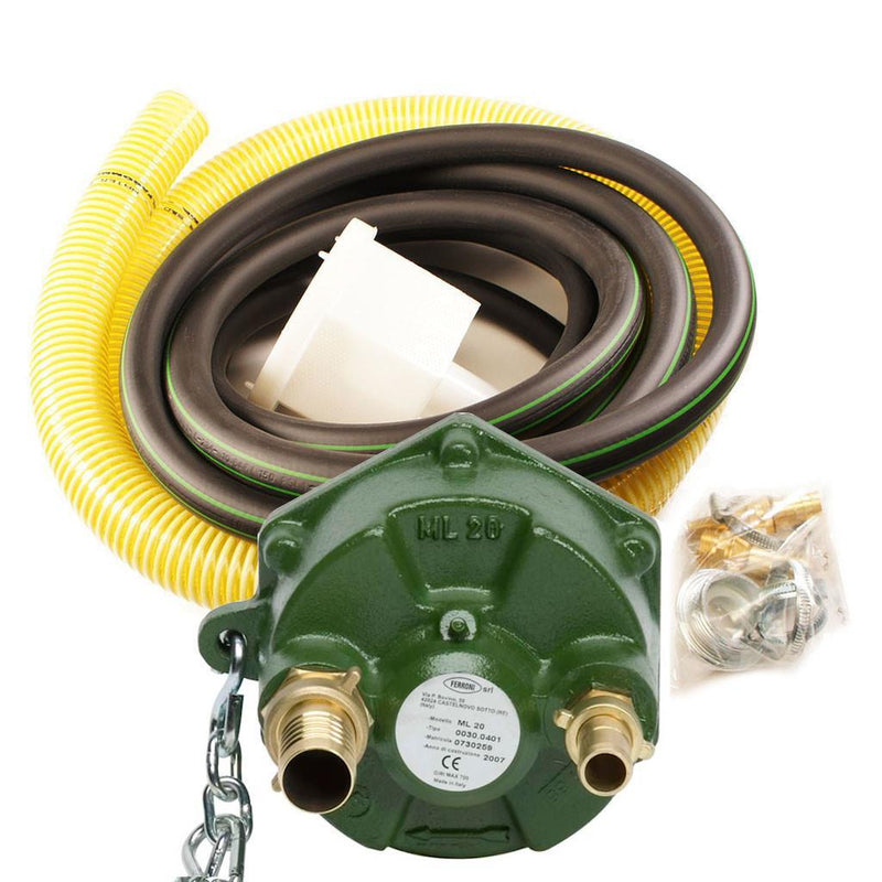 Zapfwellenpumpe »ML 20 Kit« inkl. Saugkorb, Schläuche, Schellen · 70l - 180l/min