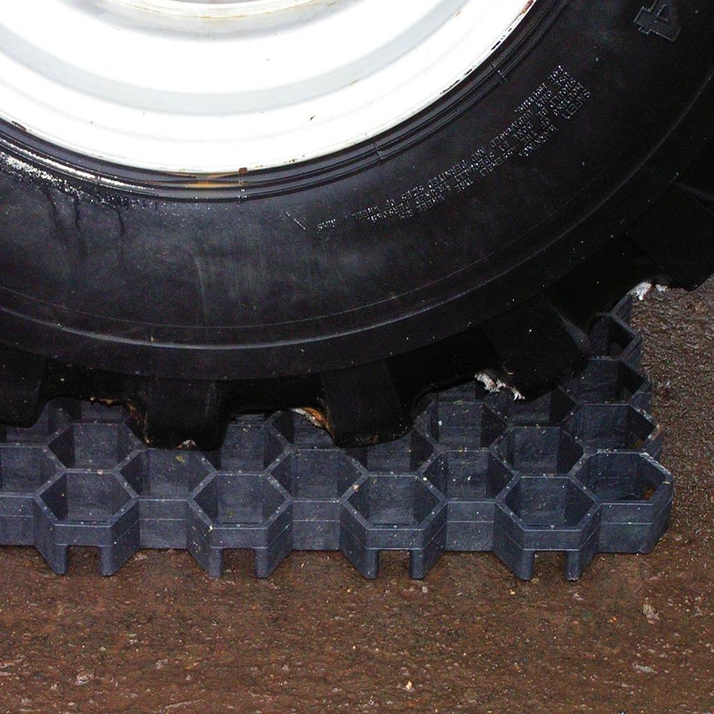 Paddockplatten »Rasenwaben« zur Befestigung · 50x40cm