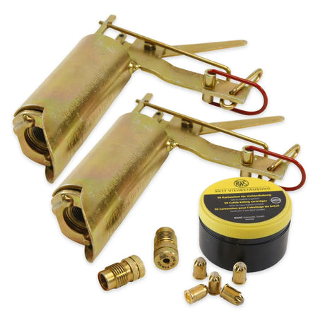 2x Wühlmausschussgerät »Set« Wühlmausfallen inkl. 50 Platzpatronen