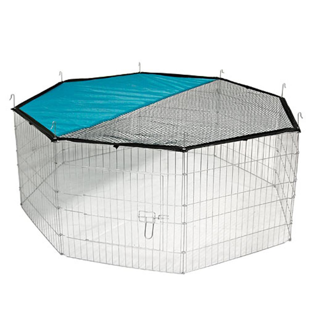 Freilaufgehege »8-eckig« für Kaninchen, Katzen, Hunde · Ø 1,45m