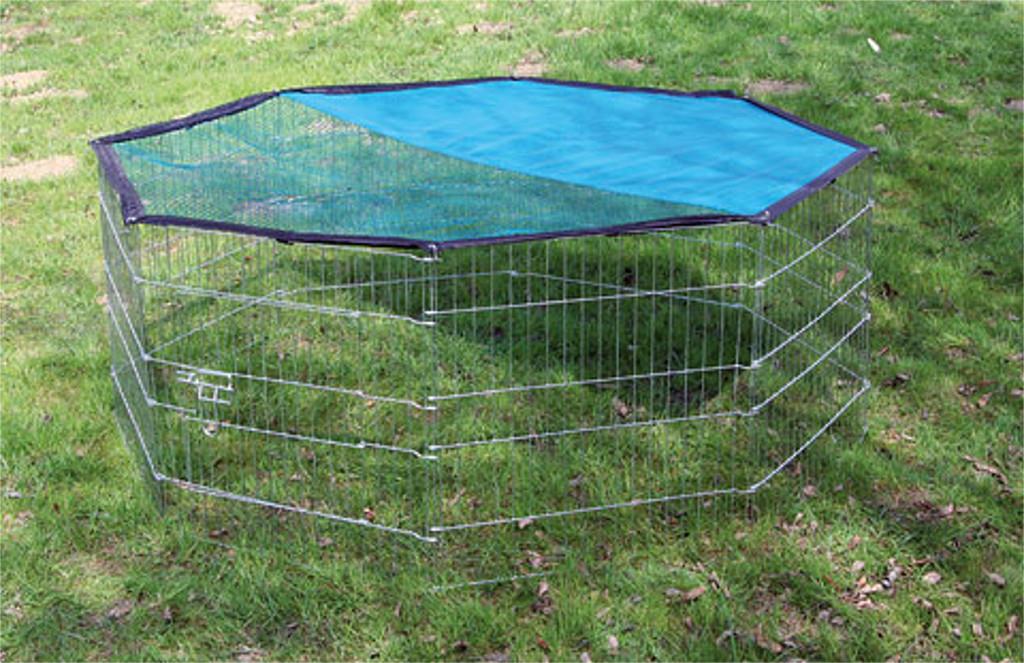 Freilaufgehege »8-eckig« für Kaninchen, Katzen, Hunde · Ø 1,45m