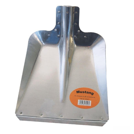 Alu Schneeschaufel »Mustang« Stallschaufel mit Stiel · 150x38cm