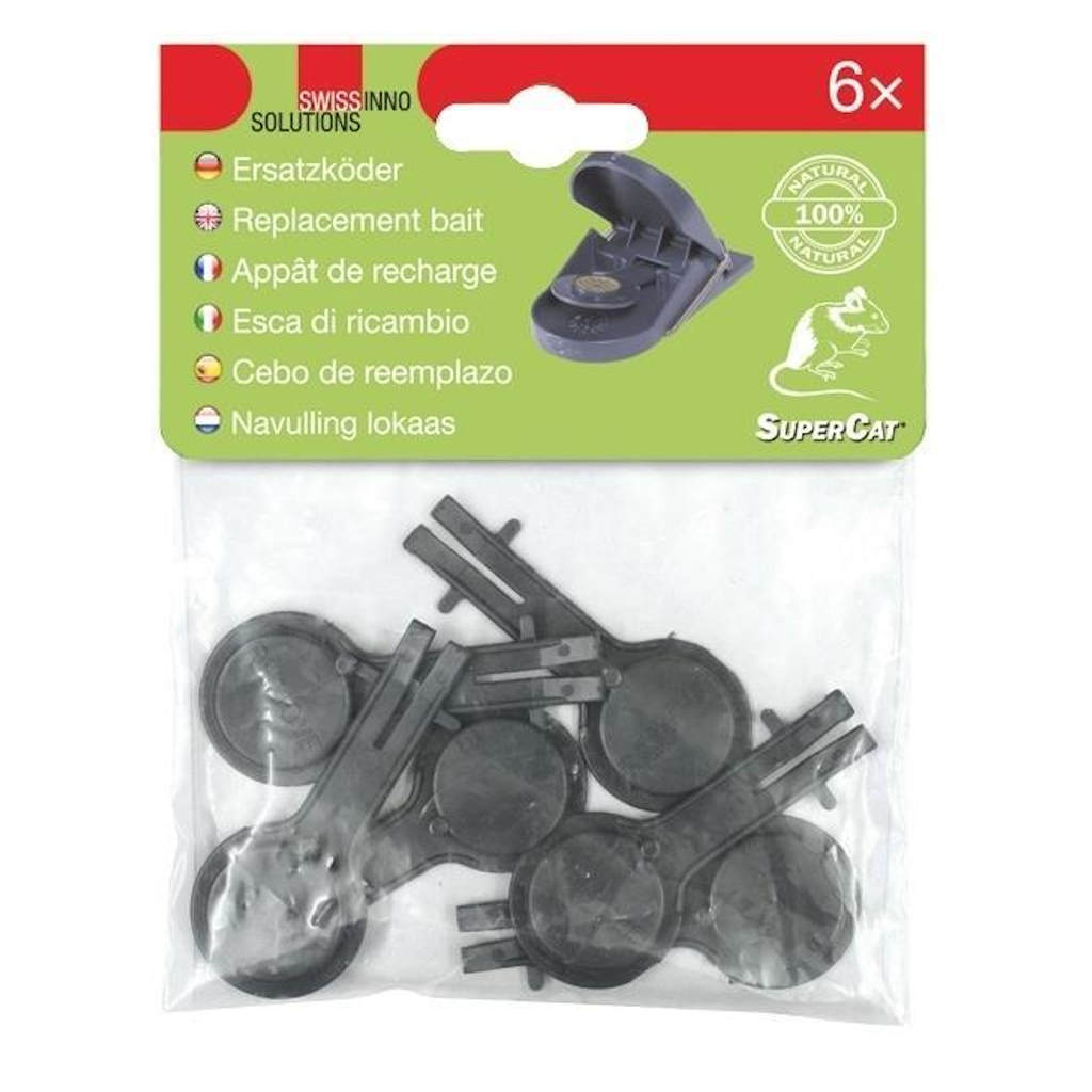Ersatzköder Mausefalle »SuperCat« 6x, Köder Nachfüllpack
