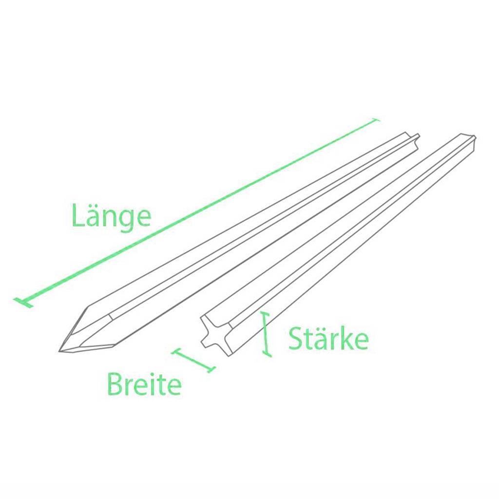 Recyclingpfahl »Rund, Eckig, Kreuz« bis 175cm
