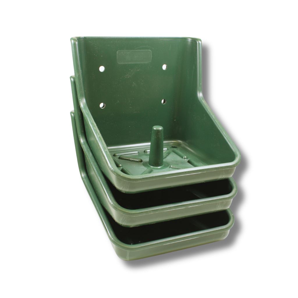 Salzlecksteinhalter »primo« für Mineralleckstein bis 10kg · grün, schwarz, braun