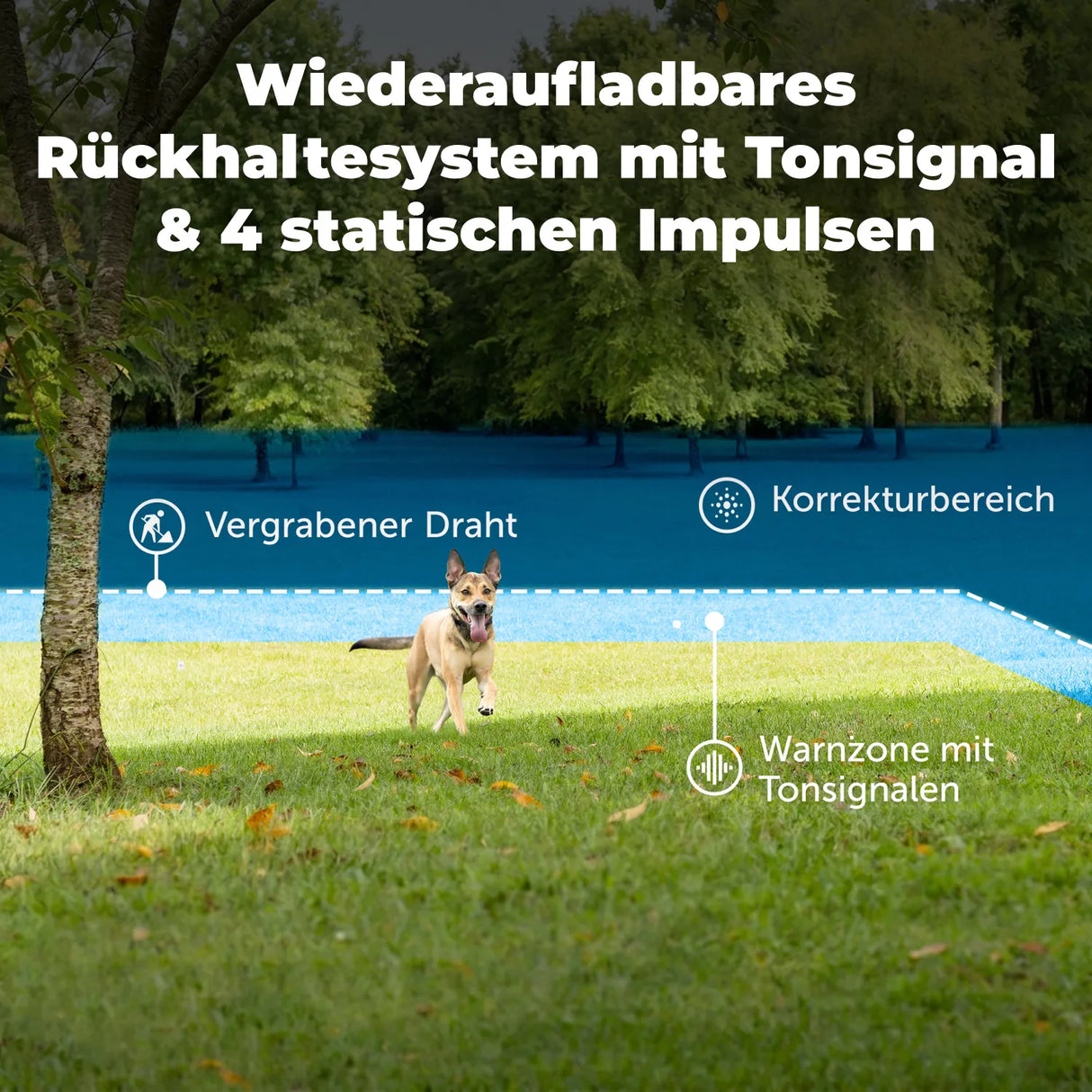 Unsichtbarer Zaun »PetSafe« für Hunde & Katzen Elektrozaun · ab 3,6kg