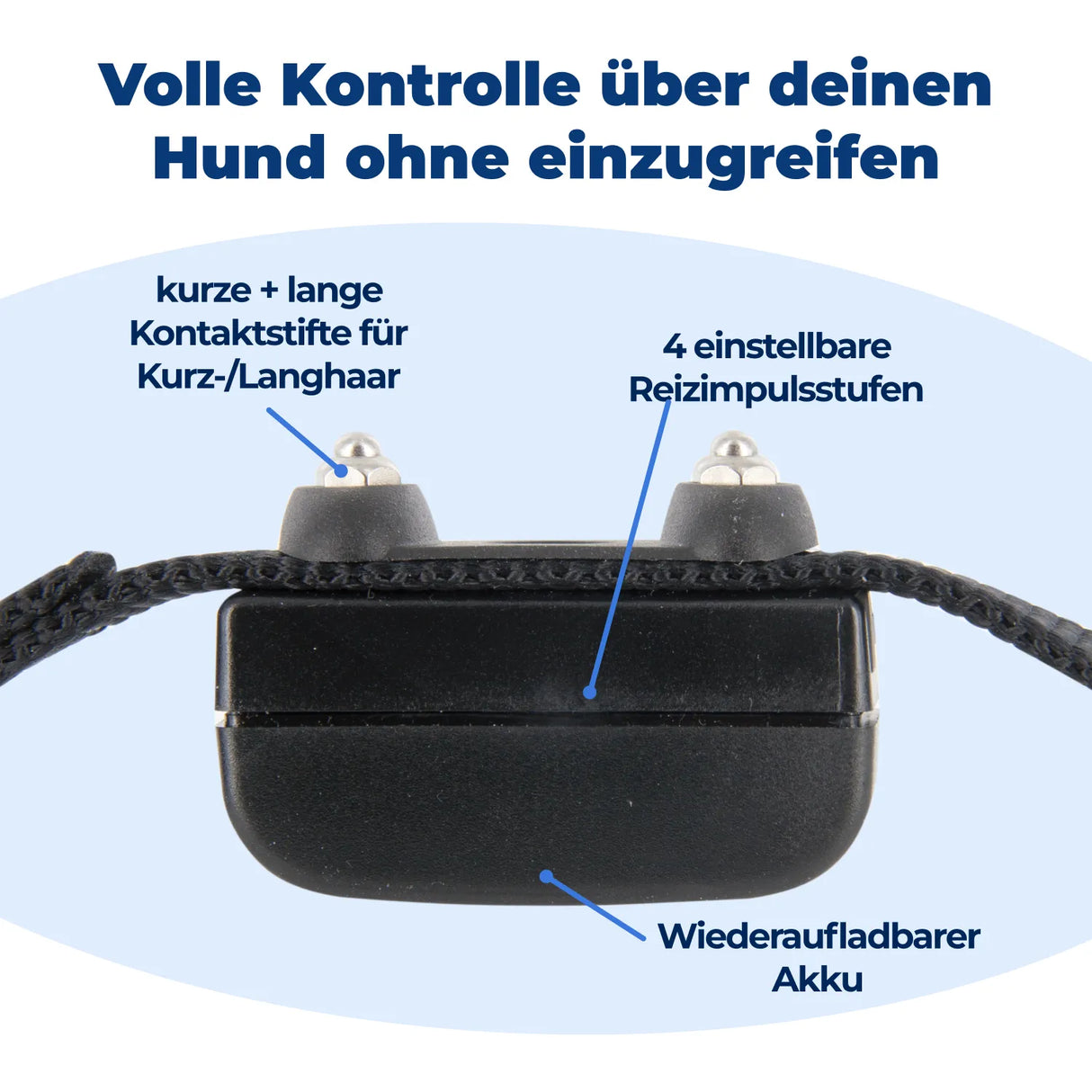 Unsichtbarer Haustierzaun »Add-A-Dog« Zusatz Halsband · Akku, 4-stufig