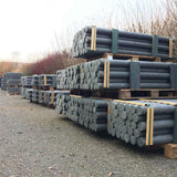 60 x Recycling Pfähle »Rund« 1,85m 8cm Palette